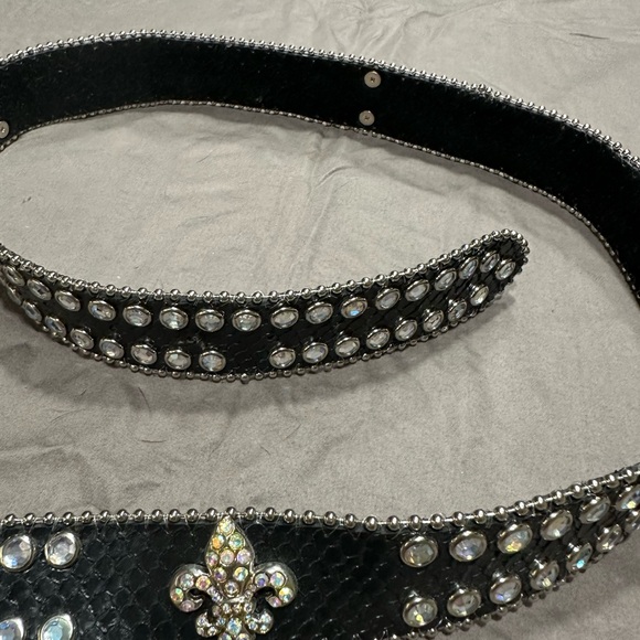Fun Black Rhinestone Belt - Picture 4 of 6
